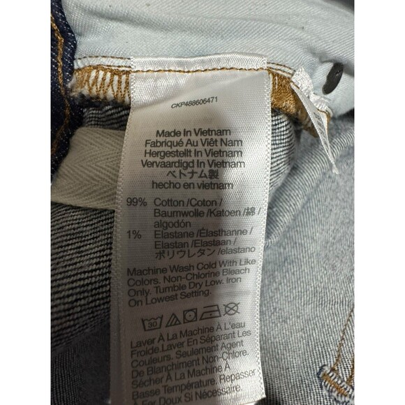 Madewell Women’s 90’s Straight Size 33 Dark Wash New - Picture 11 of 16